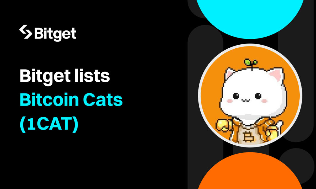Bitget lists Bitcoin Cats(1CAT) GameFi project in the Innovation Zone