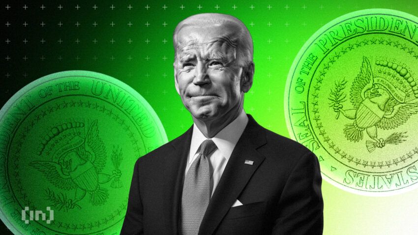 President Biden’s Laser Eyes Post Sparks Crypto Community Buzz